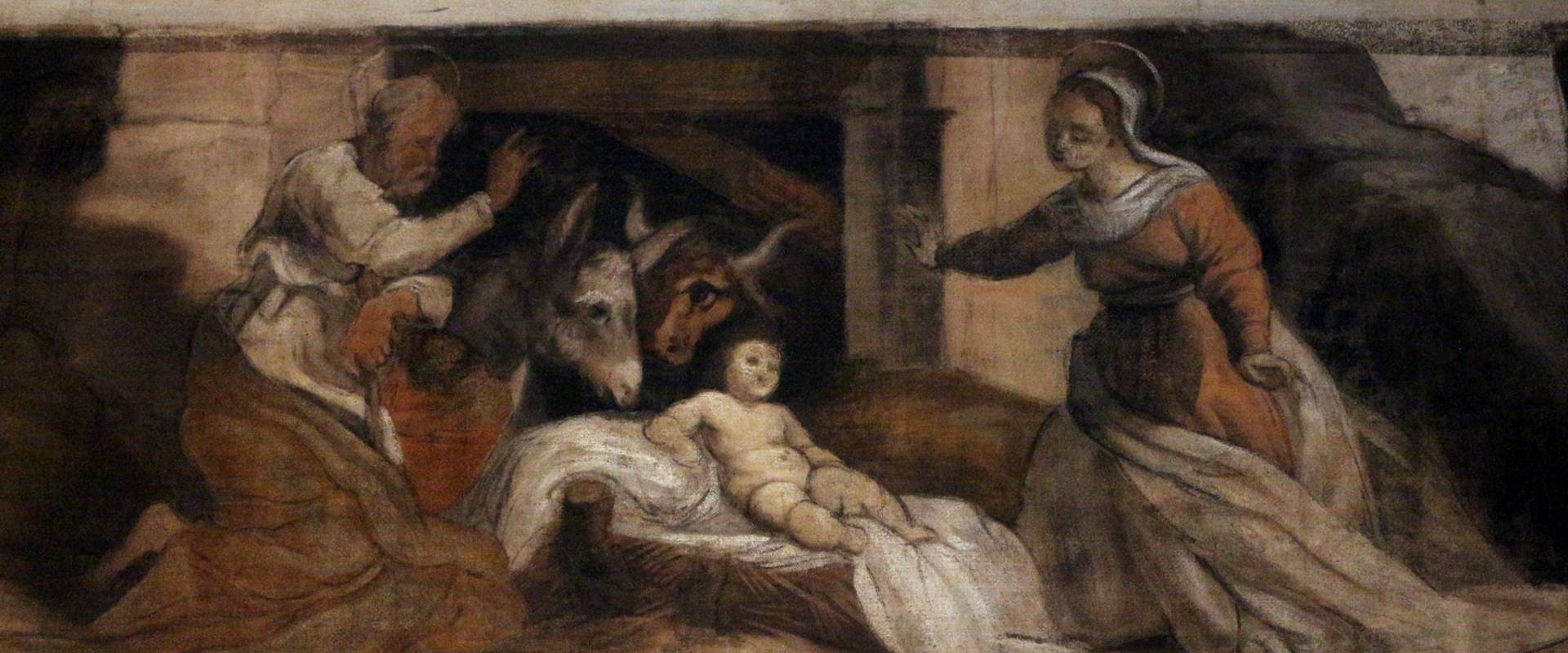 Giuseppe mazzuoli detto il bastardo, adorazione del bambino, 1579-80, dalla chiesa del gesù a ferrara 02 foto di Sailko